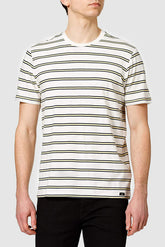 Męski T-Shirt Lee Stripe Tee Golden Haze L64FFDAY 112115758